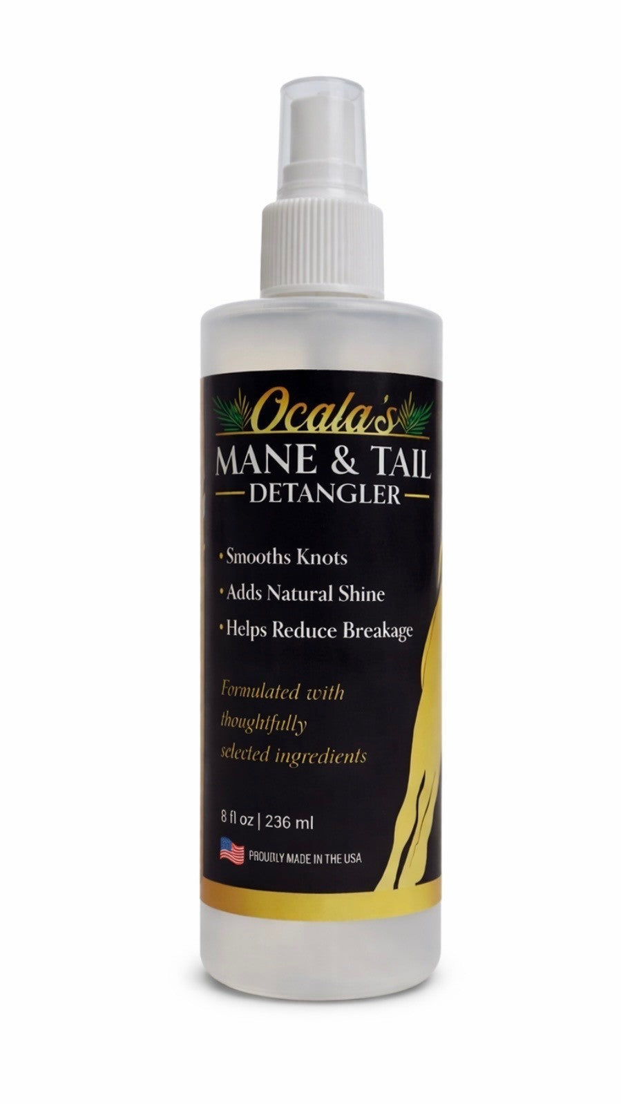  horse detangler, mane and tail detangler, horse mane conditioner, horse shine